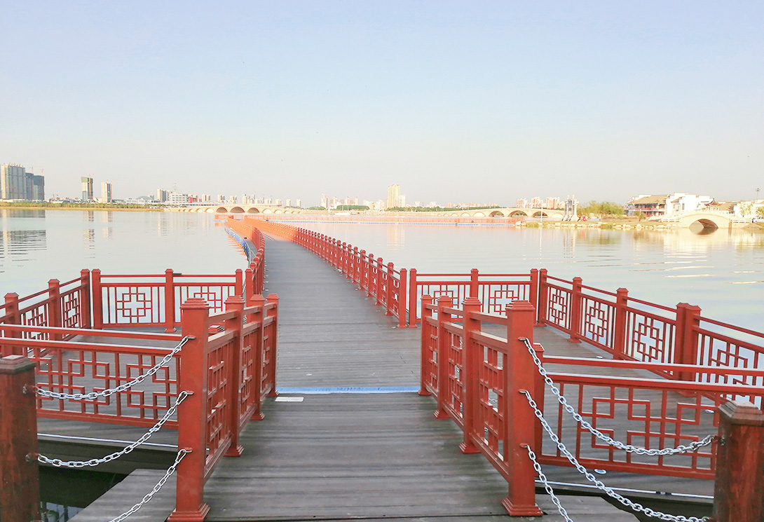 山东滨州环中海慢行步道