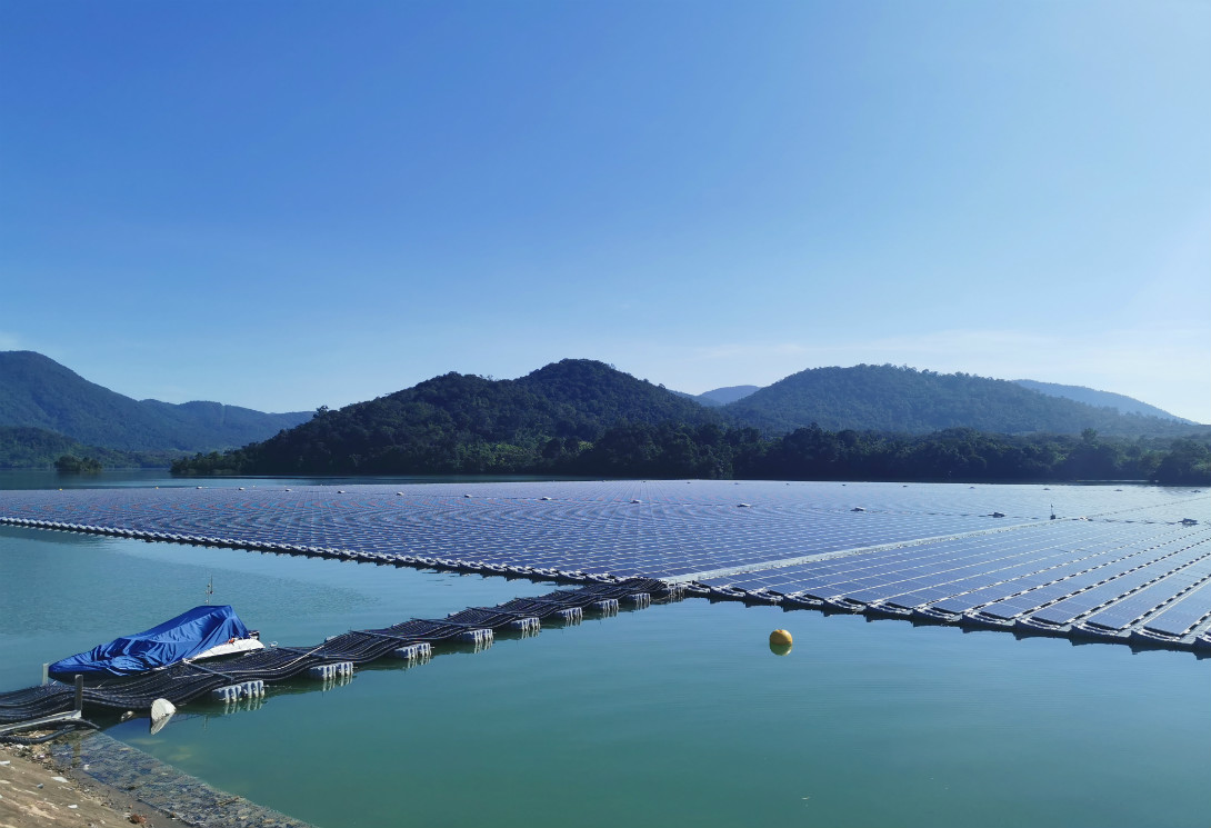 越南平顺省 200MW 大型水上漂浮光伏电站