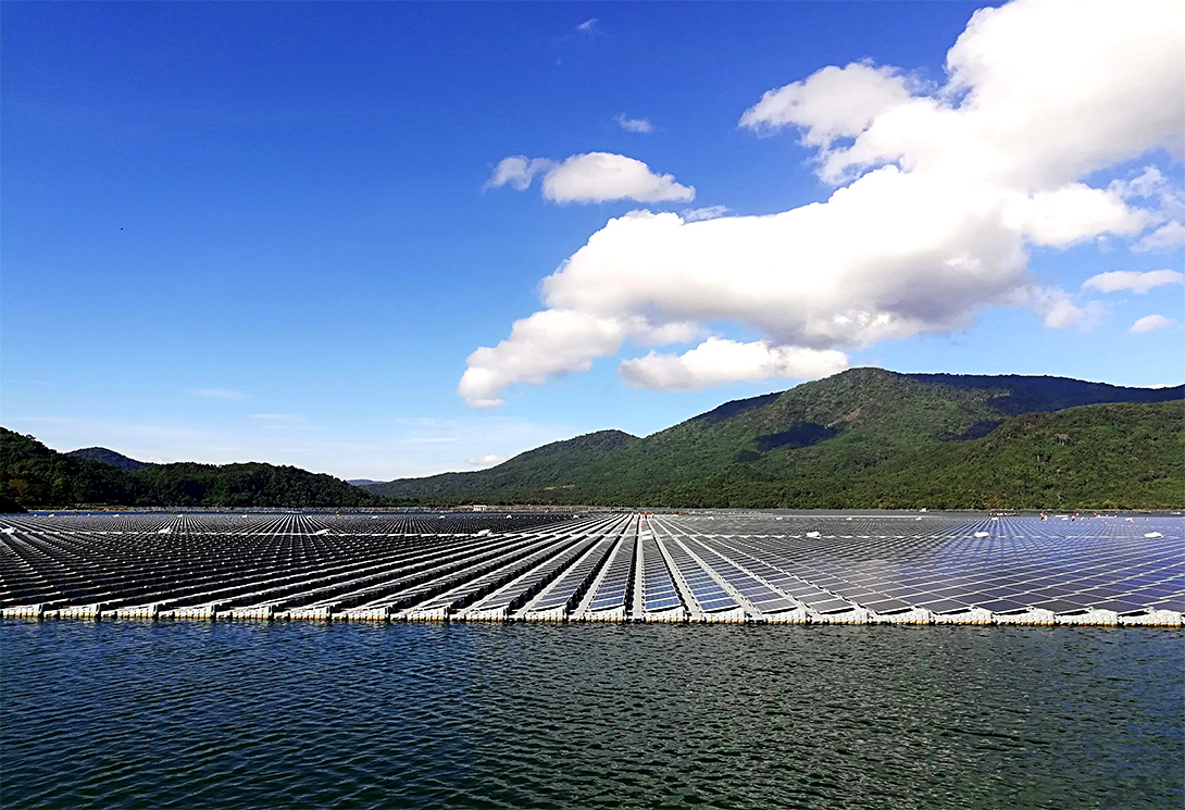 越南平顺省 200MW 大型水上漂浮光伏电站