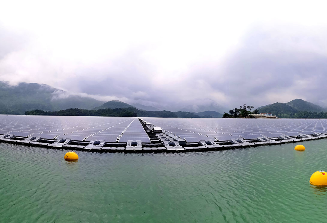 越南平顺省 200MW 大型水上漂浮光伏电站