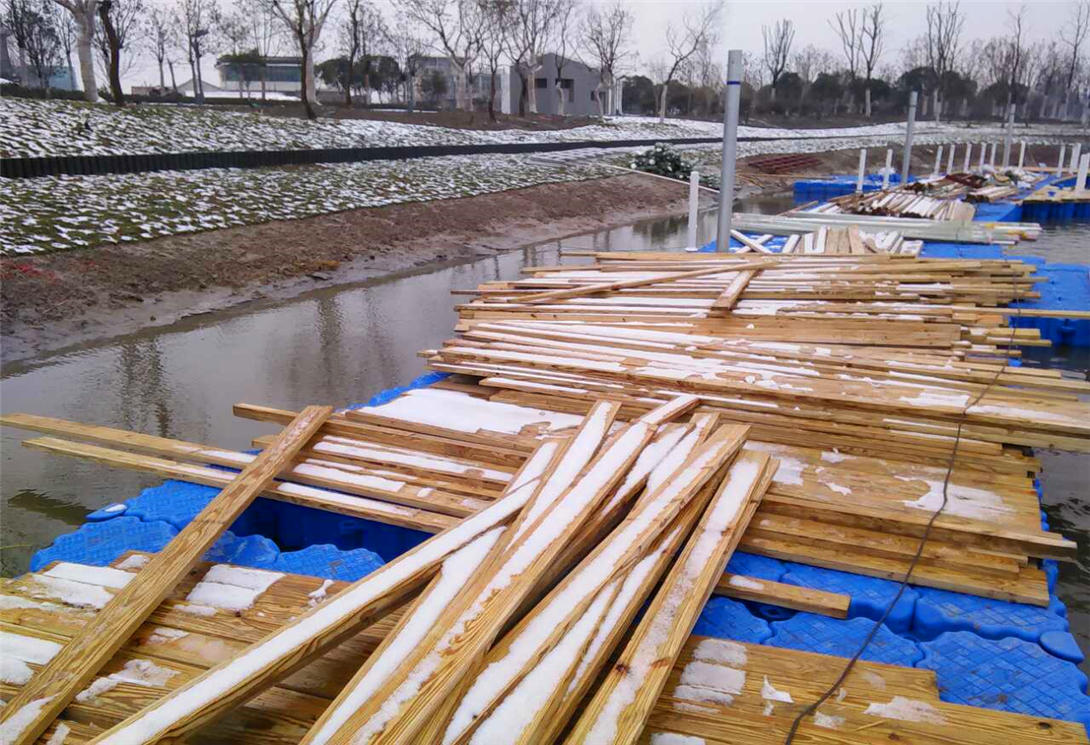 江苏海安东洲公园浮动码头