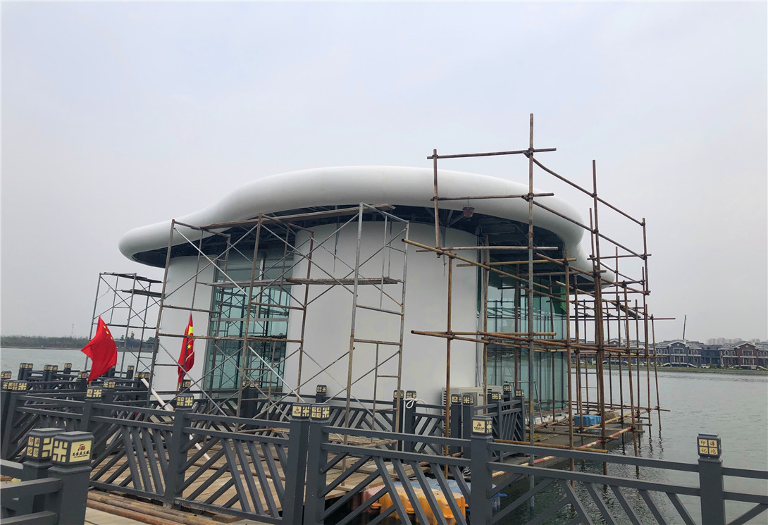 石家庄滹沱河高档水上餐厅