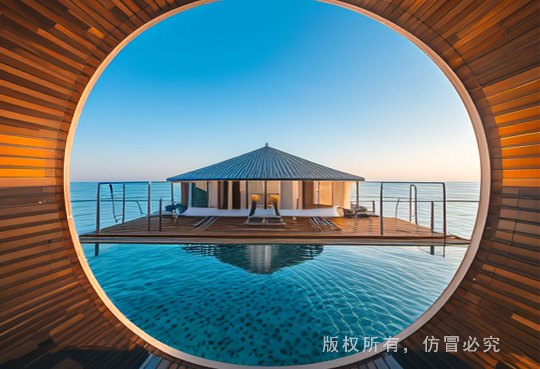 健康疗养-水上高端餐厅
