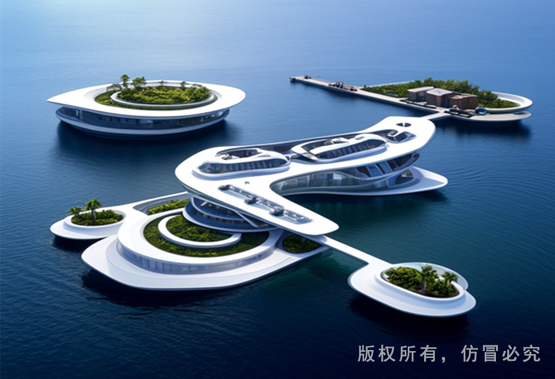 水上度假村效果图