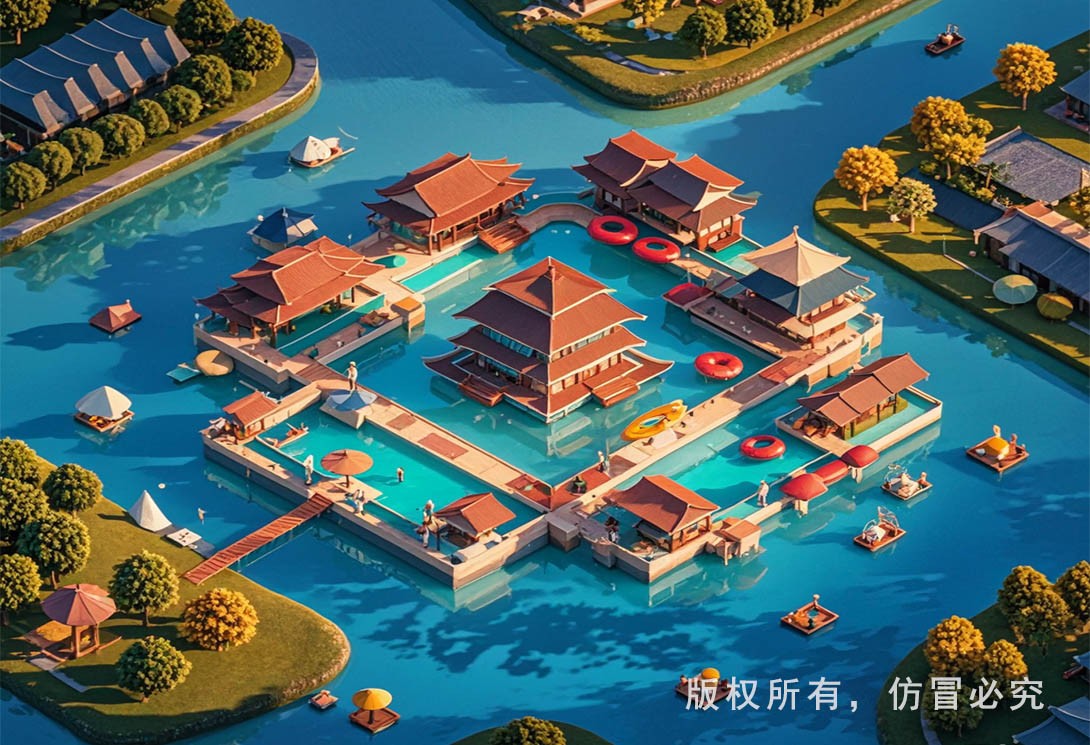 水上文旅规划效果图