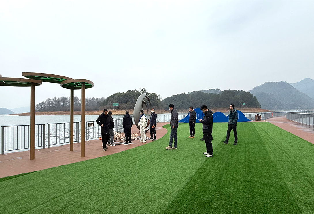 黄山区太平湖新一代文化景观主题浮桥