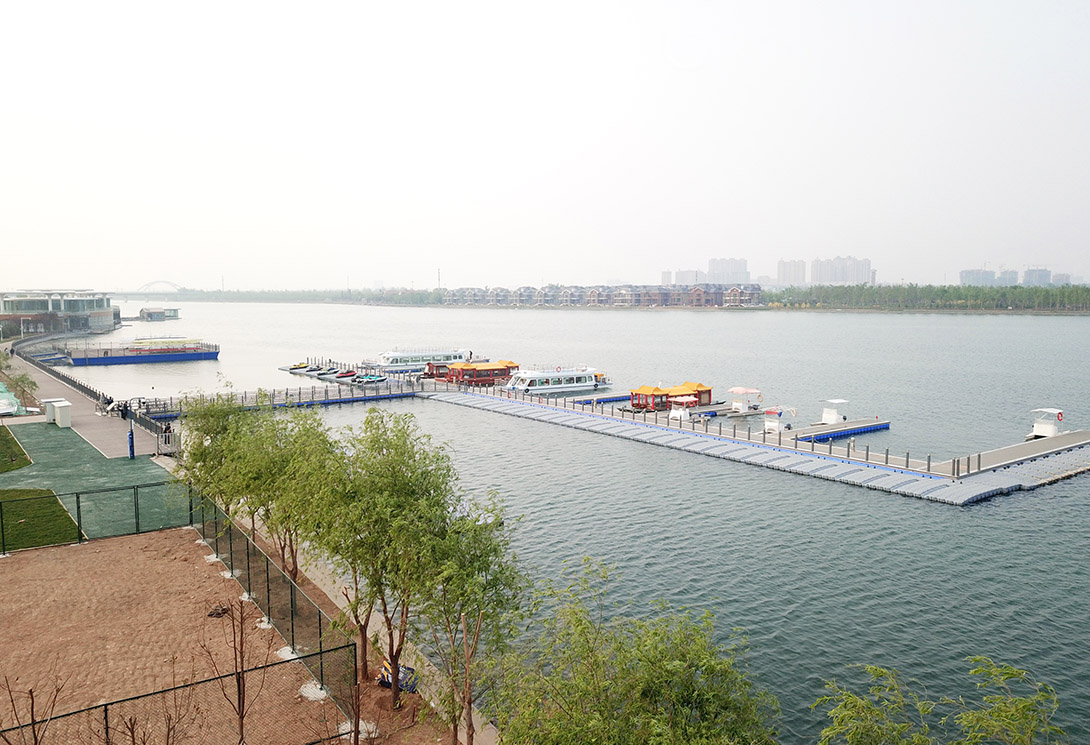 河北石家庄滹沱河大型高档观光游艇码头