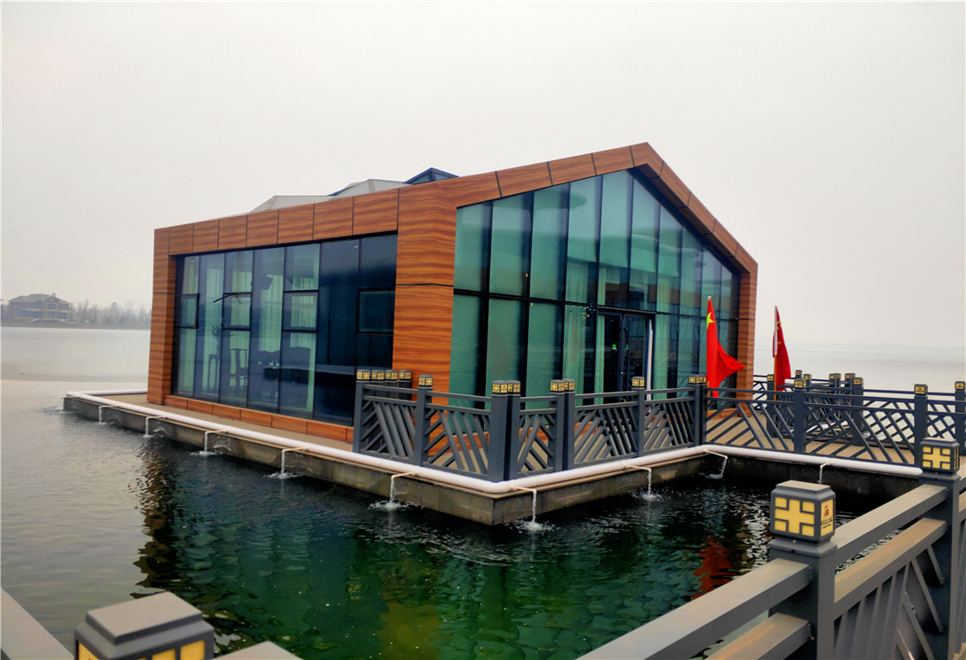 旗华-河北石家庄滹沱河景区高档水上漂浮餐厅