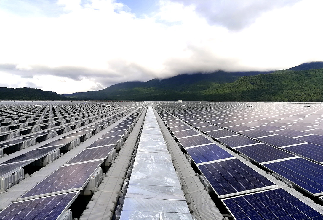 越南平顺省 200mw 大型水上漂浮光伏电站(世界单体最大,东南亚首家)